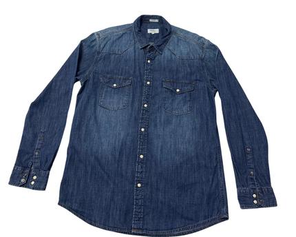 Pepe Jeans Blue Denim Long Sleeve Shirt