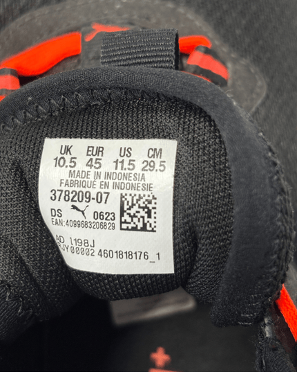 Puma Softride Performance Running Shoes | Black & Red | EU 45