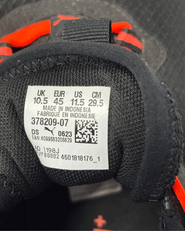 Puma Softride Performance Running Shoes | Black & Red | EU 45