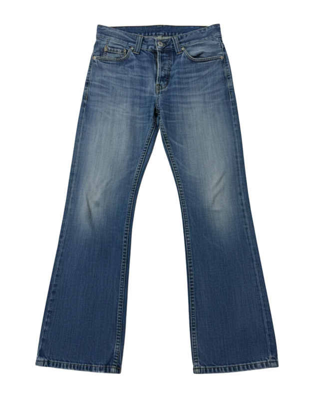 Levi's 512 Blue Slim Tapered Button Fly Jeans
