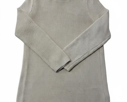 COS Beige 100% Cotton Textured Knit Sweater