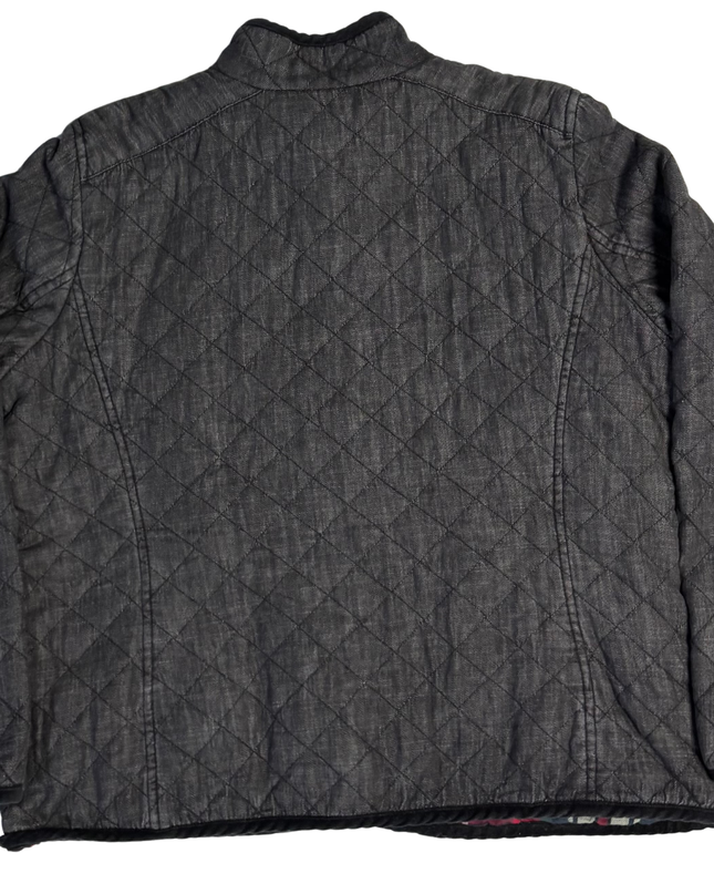 Jeans Co. Ralph Lauren Grey Quilted Denim Jacket