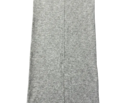 Missguided Heather Grey Knit Midi Skirt