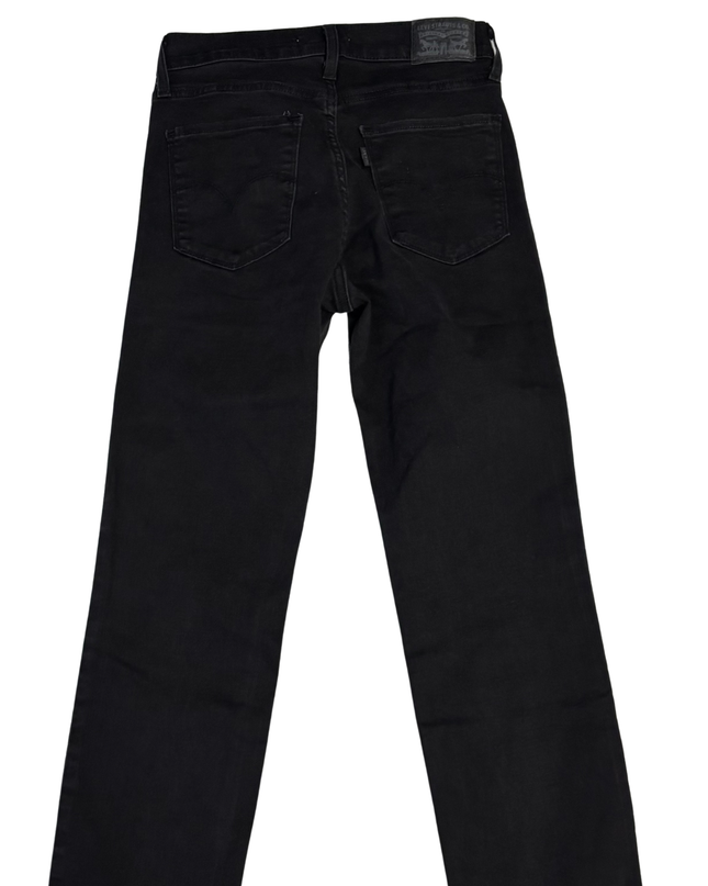 Levi's 724 Black High Rise Straight Leg Jeans