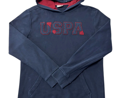 U.S. Polo Assn. Navy Blue USPA Logo Hoodie