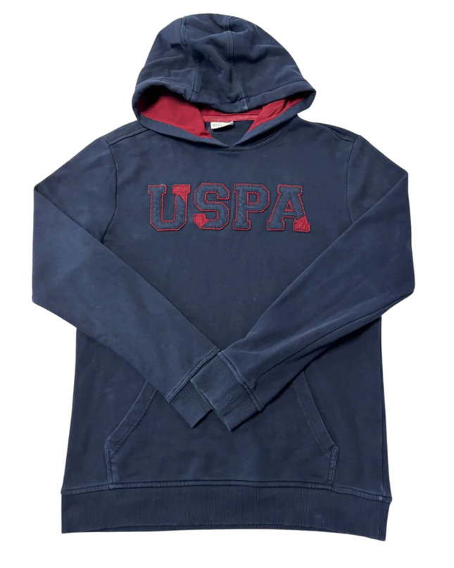 U.S. Polo Assn. Navy Blue USPA Logo Hoodie