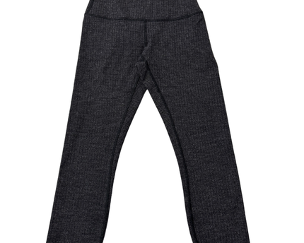 Lululemon Charcoal Herringbone High-Rise Leggings