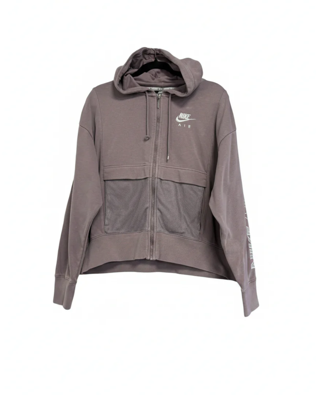 Nike Air Purple Mesh Detail Full-Zip Hoodie