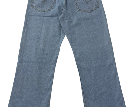 Levi's 501 Light Blue Straight Leg Button Fly Jeans