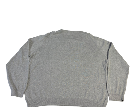 Polo Ralph Lauren Grey V-Neck Pima Cotton Sweater