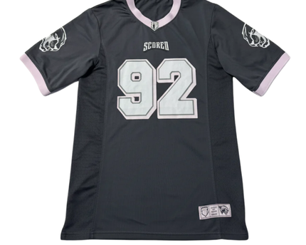 FB Sister Grey Graphic Football Jersey
