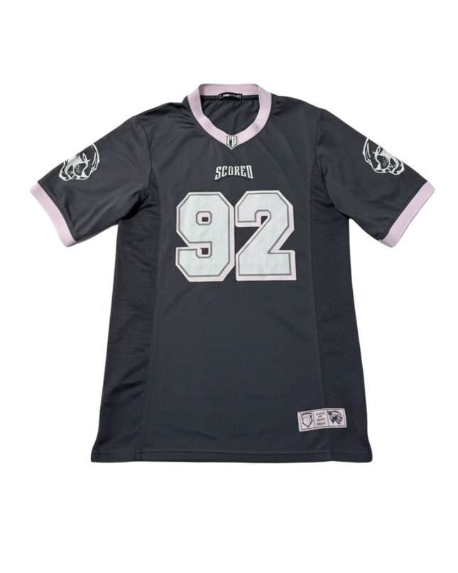 FB Sister Grey Graphic Football Jersey