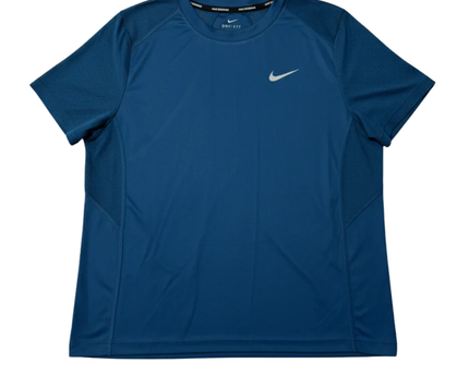 Nike Blue Performance Dri-FIT Mesh Panel Running Sports T-Shirt