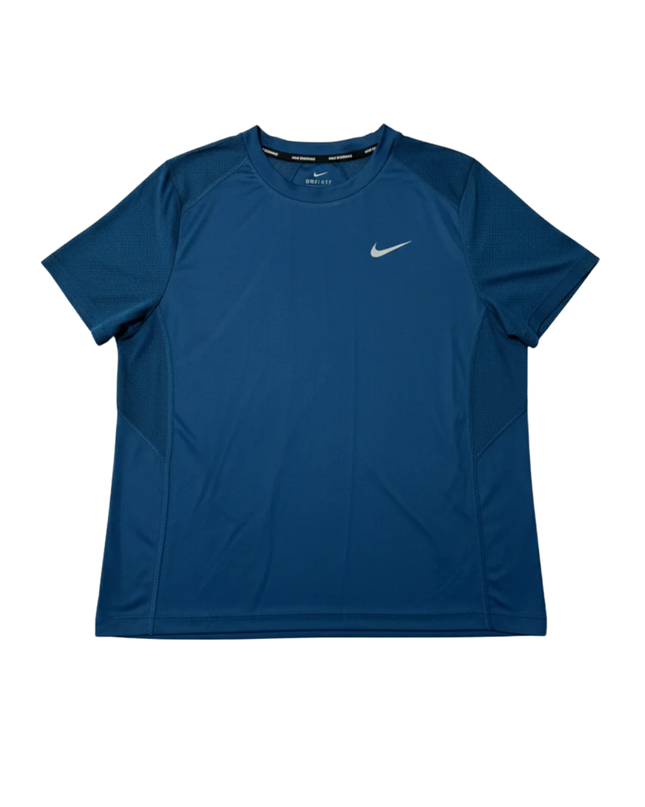 Nike Blue Performance Dri-FIT Mesh Panel Running Sports T-Shirt