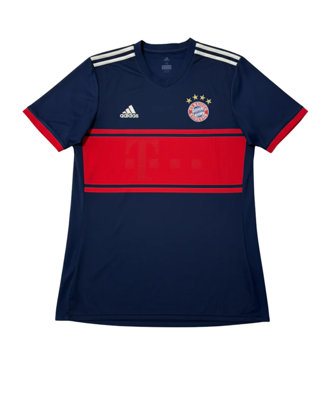 Adidas Blue FC Bayern München Short Sleeve Football Jersey