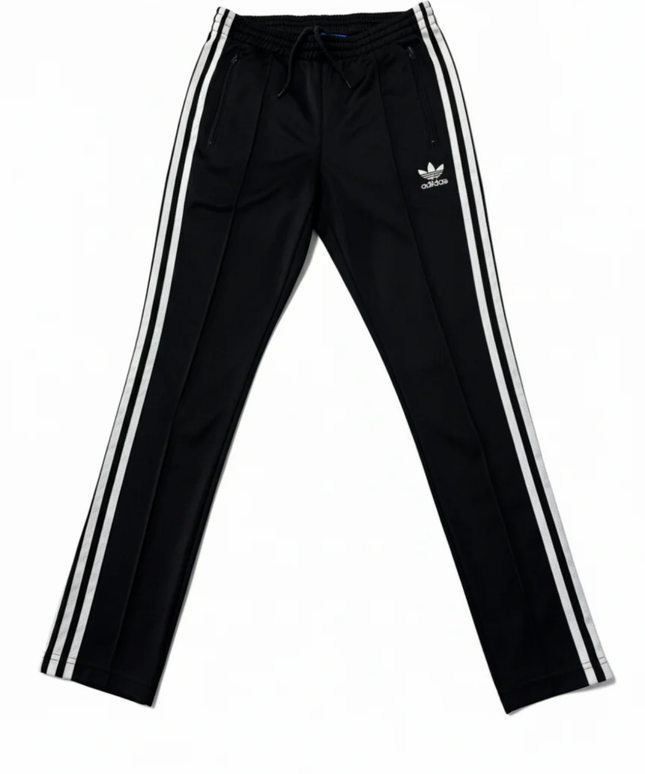 Adidas Black 3-Stripe Trefoil Track Pants