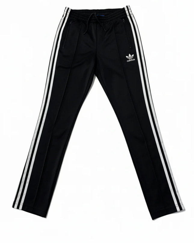 Adidas Black 3-Stripe Trefoil Track Pants