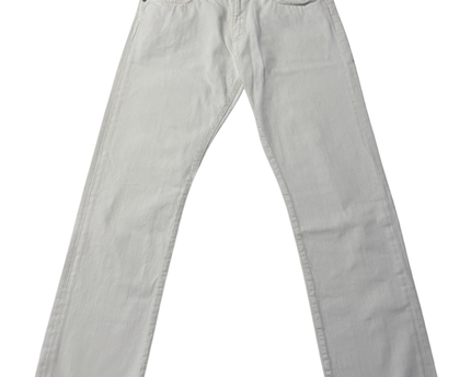 Polo Ralph Lauren White Hampton Straight Leg Jeans