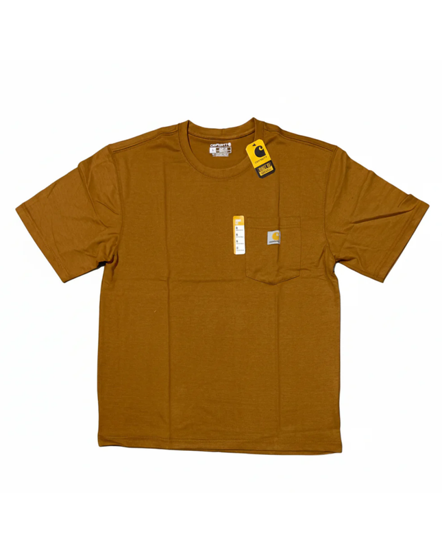 Carhartt Brown Loose Fit Pocket T-Shirt W/Tags