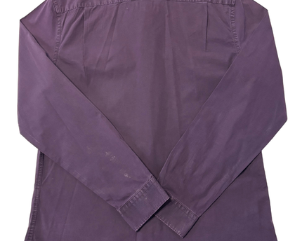 Gap Slim Fit Purple Long-Sleeve Button-Down Shirt