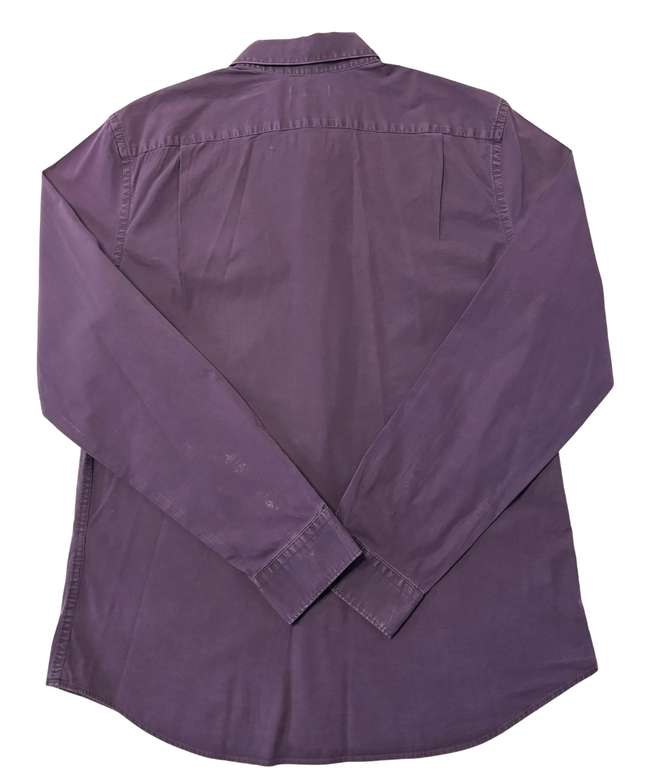 Gap Slim Fit Purple Long-Sleeve Button-Down Shirt