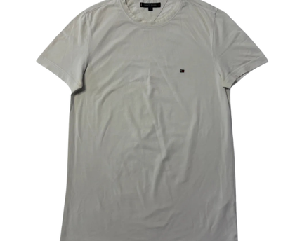 Tommy Hilfiger Cream Short Sleeve T-Shirt