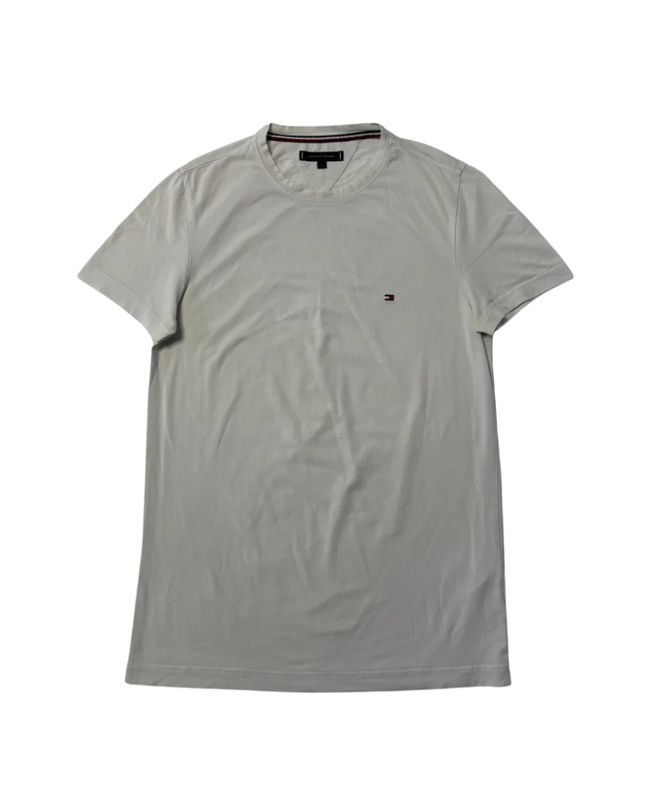 Tommy Hilfiger Cream Short Sleeve T-Shirt