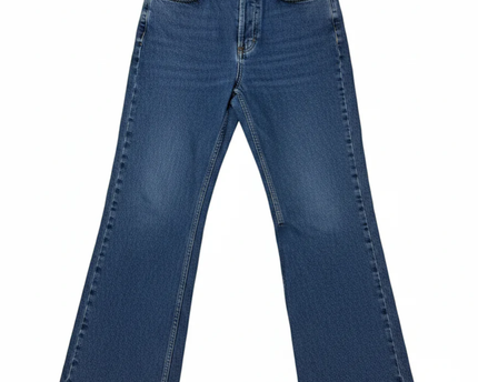 Topshop Blue Kort Straight Leg Jeans W/Tags