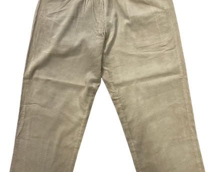 Polo Ralph Lauren Beige Pleated Corduroy Pants