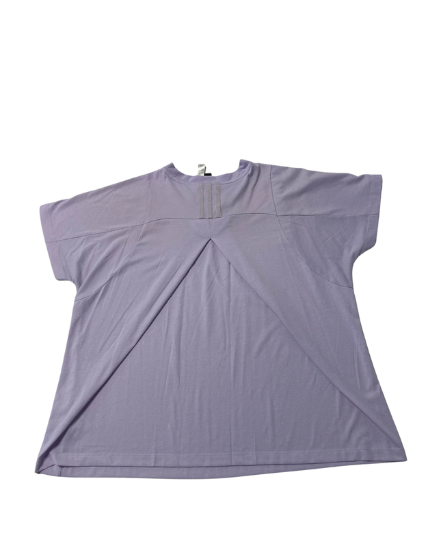 Adidas Lavender Logo Relaxed Sports T-Shirt