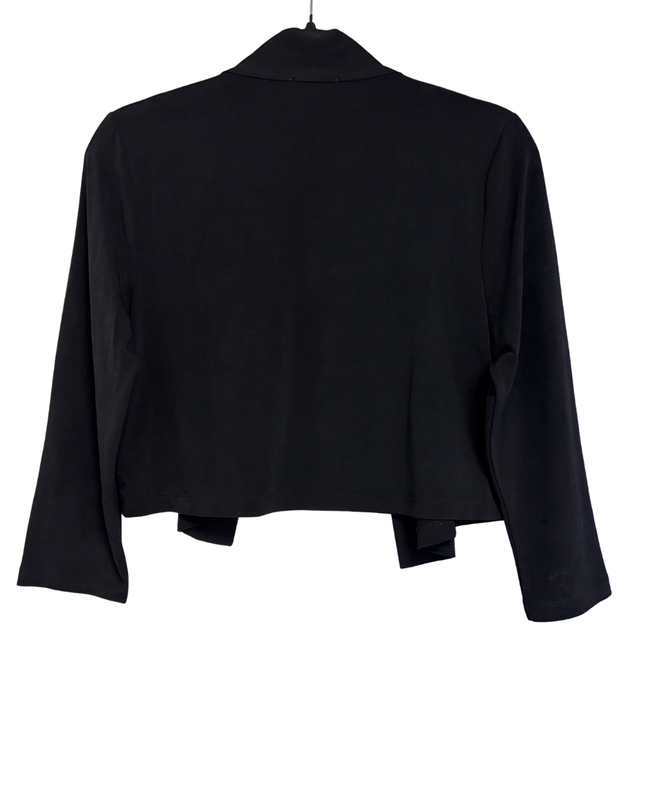 Calvin Klein Black Open-Front Cropped Cardigan Shrug