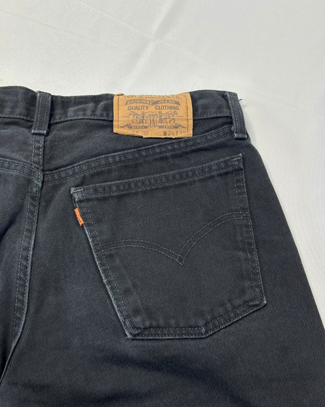 Levi's Men's Black Straight Leg Classic Denim Jeans