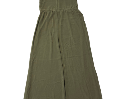 Zara Trafaluc Olive Green Sleeveless Maxi Dress