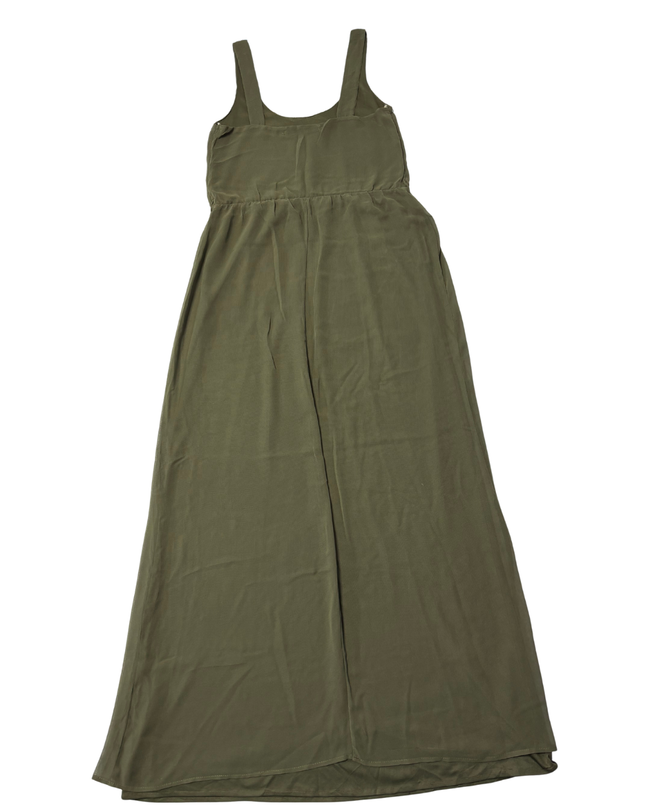 Zara Trafaluc Olive Green Sleeveless Maxi Dress