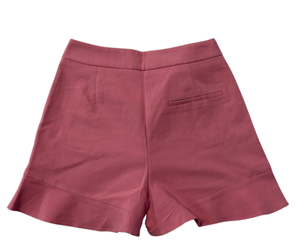 Zara Basic Pink High-Waisted Tailored Shorts