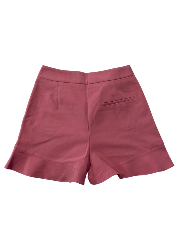 Zara Basic Pink High-Waisted Tailored Shorts