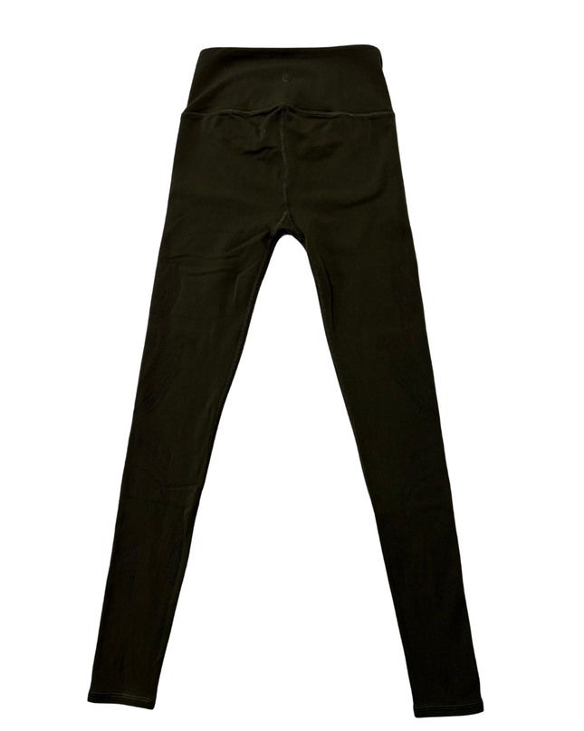 Lululemon Olive Green Reveal Tight Precision High-Rise Leggings