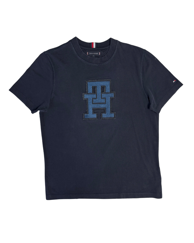 Tommy Hilfiger Navy Flag Logo T-Shirt