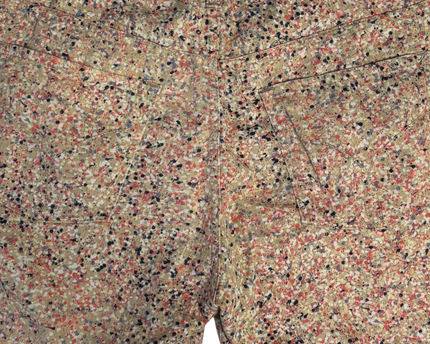 Calvin Klein Jeans Multi-color Abstract Splatter Print Denim Shorts