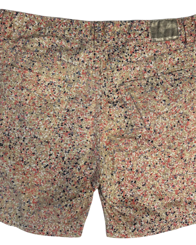 Calvin Klein Jeans Multi-color Abstract Splatter Print Denim Shorts