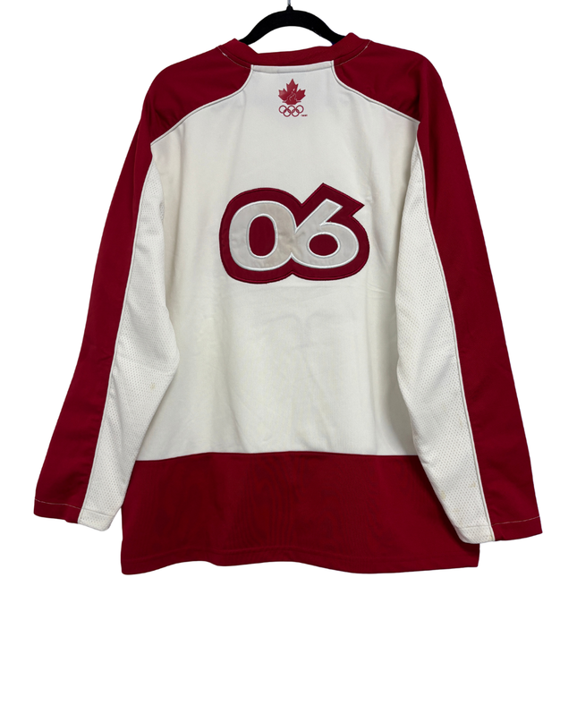 HBC Official Team Canada 2006 Olympic Red/White Jersey