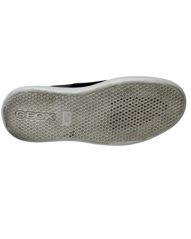 GEOX Men's Grey Platform Casual Sneakers