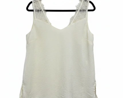 RESERVED Cream Lace Accent Camisole Top