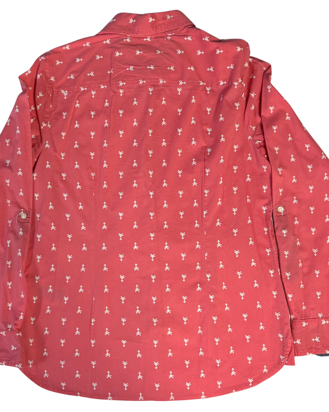 Tommy Hilfiger Pink Classic Fit Patterned Long Sleeve Shirt