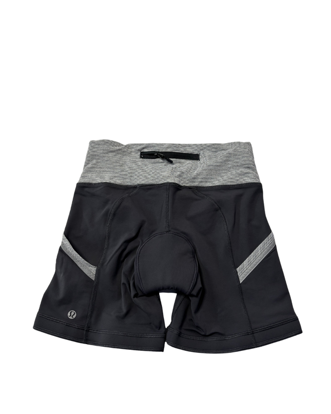 Lululemon Grey Padded Cycling Sports Shorts