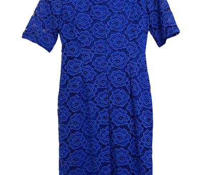 The Collection Debenhams Royal Blue Floral Lace Sheath Dress