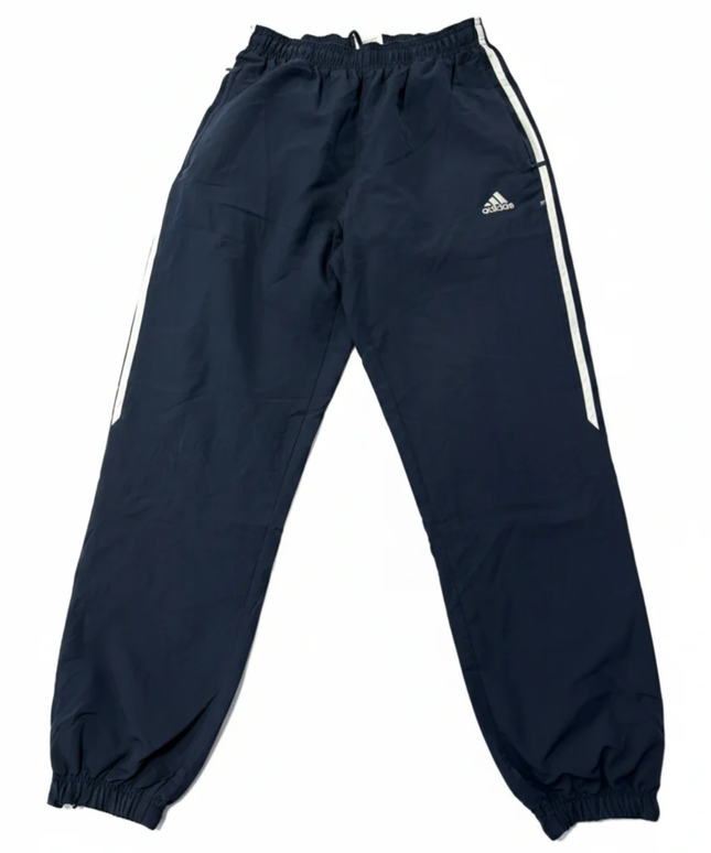 Adidas Navy Blue 3-Stripe Performance Track Pants