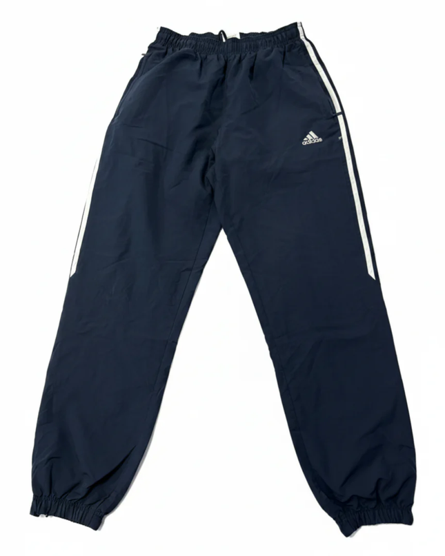 Adidas Navy Blue 3-Stripe Performance Track Pants