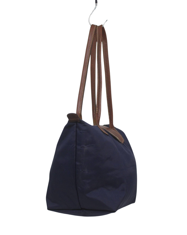 Longchamp Navy Le Pliage Large Nylon Shoulder Bag