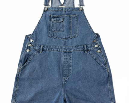 Cotton On Blue Denim Short Overalls Romper